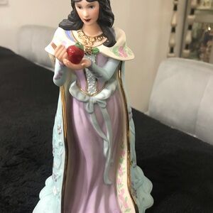 Lenox Porcelain Snow White Figurine with Red Apple in Hand